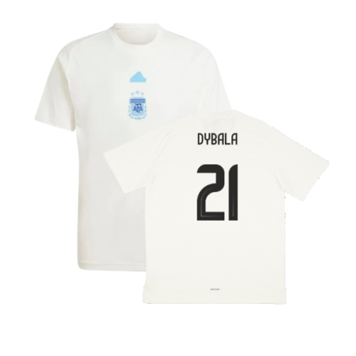 2024-2025 Argentina Travel Tee (White) (DYBALA 21)