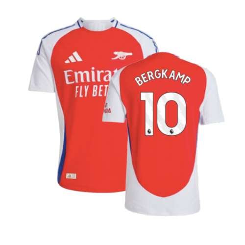 2024-2025 Arsenal Authentic Home Shirt (Bergkamp 10)