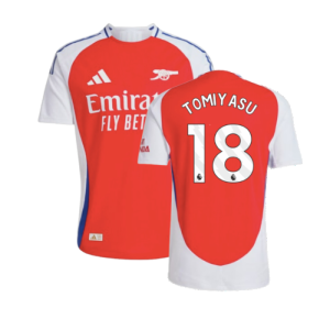 2024-2025 Arsenal Authentic Home Shirt (Tomiyasu 18) 2024-2025 Arsenal Authentic Home Shirt (Tomiyasu 18)