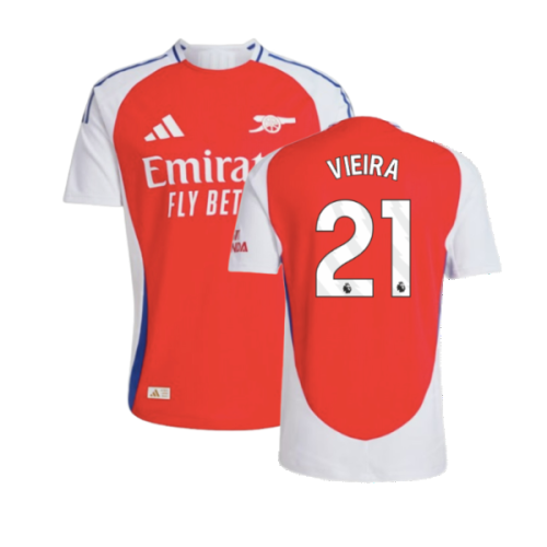 2024-2025 Arsenal Authentic Home Shirt (Vieira 21)