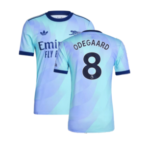 2024-2025 Arsenal Authentic Third Shirt (Odegaard 8)
