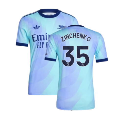 2024-2025 Arsenal Authentic Third Shirt (Zinchenko 35)