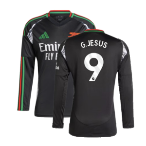 2024-2025 Arsenal Away Long Sleeve Shirt (G.Jesus 9)