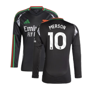 2024-2025 Arsenal Away Long Sleeve Shirt (Merson 10)