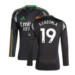 2024-2025 Arsenal Away Long Sleeve Shirt (S.Cazorla 19)