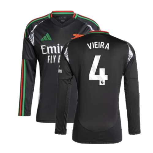 2024-2025 Arsenal Away Long Sleeve Shirt (Vieira 4)