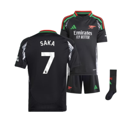 2024-2025 Arsenal Away Mini Kit (Saka 7)