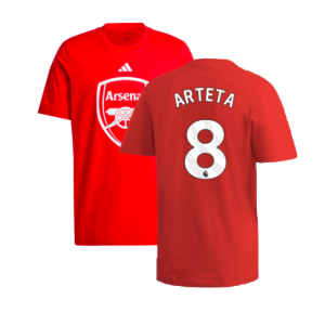 2024-2025 Arsenal DNA Graphic Tee (Red) (Arteta 8)