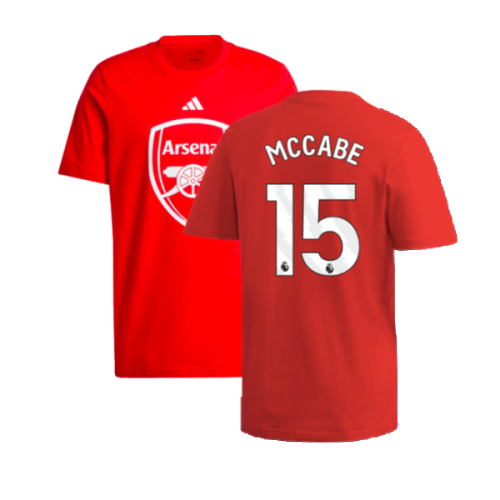 2024-2025 Arsenal DNA Graphic Tee (Red) (McCabe 15)