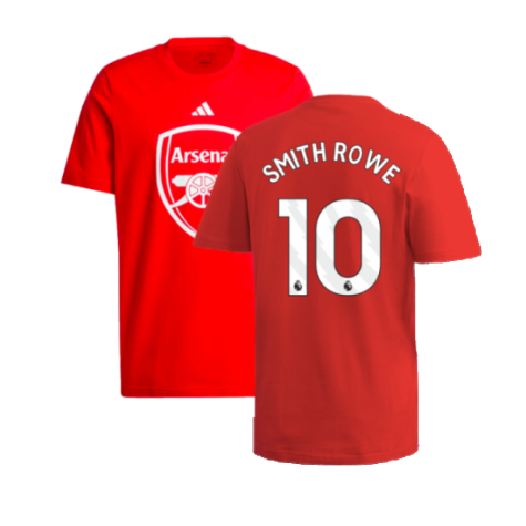 2024-2025 Arsenal DNA Graphic Tee (Red) (Smith Rowe 10)