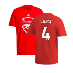 2024-2025 Arsenal DNA Graphic Tee (Red) (Vieira 4)