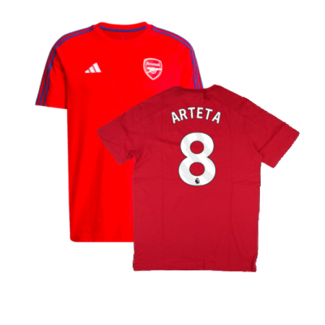 2024-2025 Arsenal DNA Tee (Red) (Arteta 8)