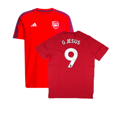 2024-2025 Arsenal DNA Tee (Red) (G.Jesus 9)