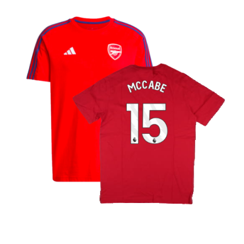 2024-2025 Arsenal DNA Tee (Red) (McCabe 15)