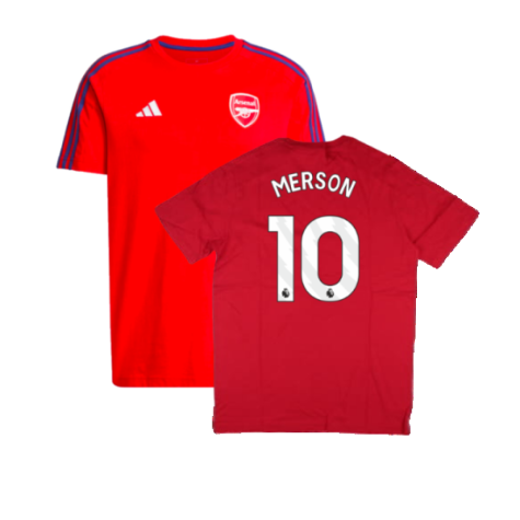 2024-2025 Arsenal DNA Tee (Red) (Merson 10)
