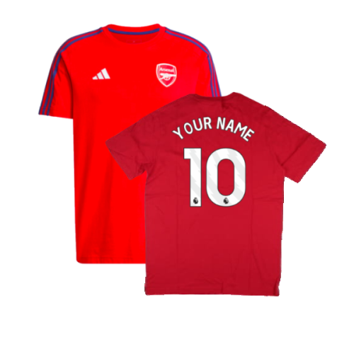 2024-2025 Arsenal DNA Tee (Red) (Your Name)