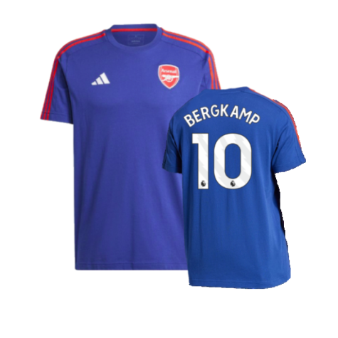 2024-2025 Arsenal DNA Tee (Victory Blue) (Bergkamp 10)