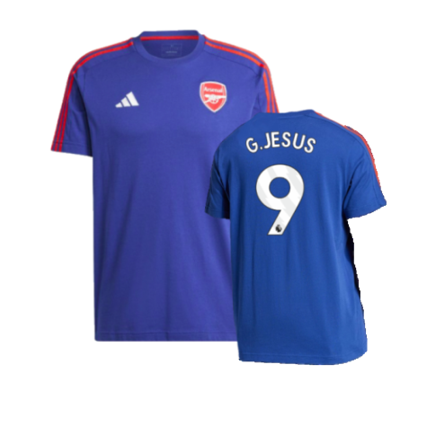 2024-2025 Arsenal DNA Tee (Victory Blue) (G.Jesus 9)