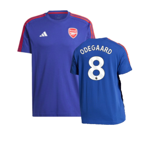 2024-2025 Arsenal DNA Tee (Victory Blue) (Odegaard 8)