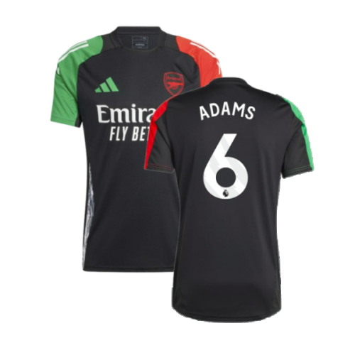 2024-2025 Arsenal EU Training Jersey (Black) (Adams 6)