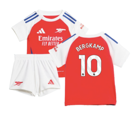 2024-2025 Arsenal Home Baby Kit (Bergkamp 10)