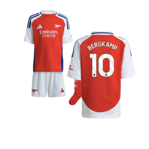 2024-2025 Arsenal Home Mini Kit (Bergkamp 10)