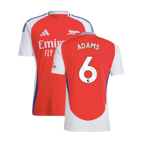 2024-2025 Arsenal Home Shirt (Adams 6)