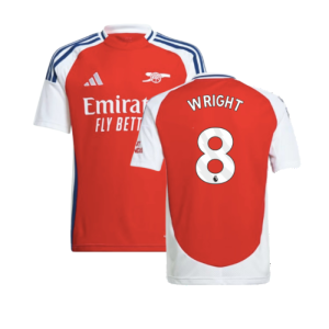 2024-2025 Arsenal Home Shirt (Kids) (Wright 8) 2024-2025 Arsenal Home Shirt (Kids) (Wright 8)