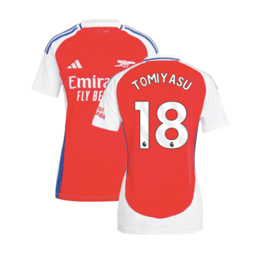 2024-2025 Arsenal Home Shirt (Womens) (Tomiyasu 18)