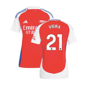 2024-2025 Arsenal Home Shirt (Womens) (Vieira 21) 2024-2025 Arsenal Home Shirt (Womens) (Vieira 21)