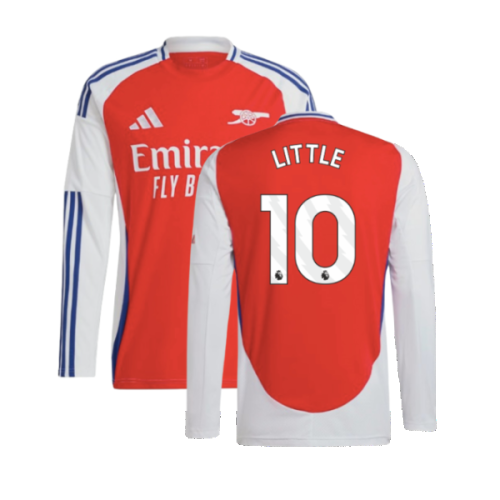 2024-2025 Arsenal Long Sleeve Home Shirt (Little 10)