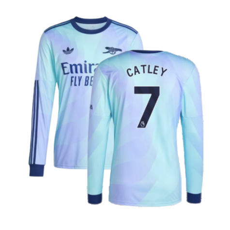 2024-2025 Arsenal Long Sleeve Third Shirt (Catley 7)