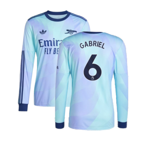 2024-2025 Arsenal Long Sleeve Third Shirt (Gabriel 6)