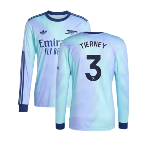 2024-2025 Arsenal Long Sleeve Third Shirt (Tierney 3)