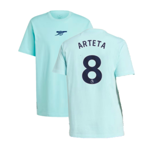 2024-2025 Arsenal Seasonal Tee (Clear Aqua) (Arteta 8)