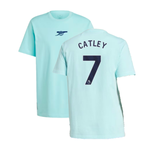 2024-2025 Arsenal Seasonal Tee (Clear Aqua) (Catley 7)