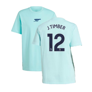 2024-2025 Arsenal Seasonal Tee (Clear Aqua) (J.Timber 12)