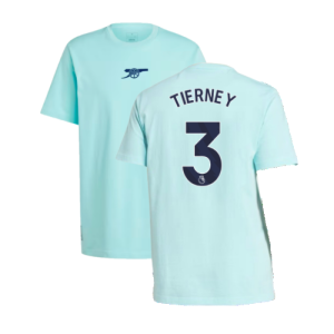 2024-2025 Arsenal Seasonal Tee (Clear Aqua) (Tierney 3)