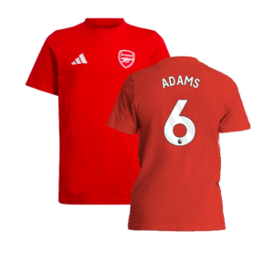 2024-2025 Arsenal Tee (Red) - Kids (Adams 6)