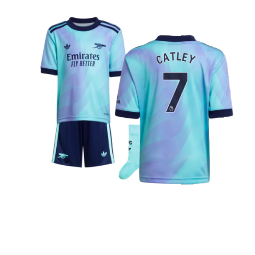 2024-2025 Arsenal Third Mini Kit (Catley 7)