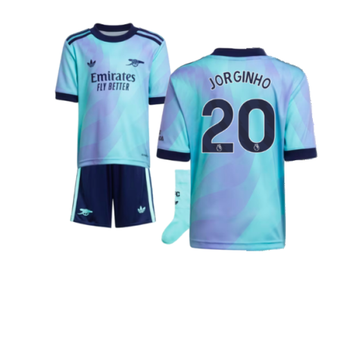 2024-2025 Arsenal Third Mini Kit (Jorginho 20)