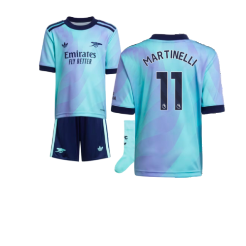 2024-2025 Arsenal Third Mini Kit (Martinelli 11)