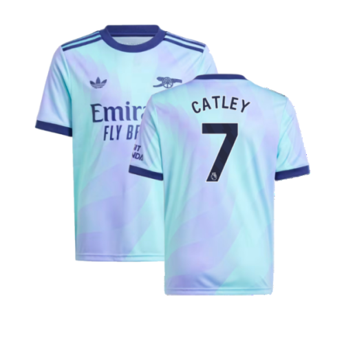 2024-2025 Arsenal Third Shirt (Kids) (Catley 7)