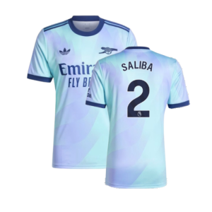 2024-2025 Arsenal Third Shirt (Saliba 2)