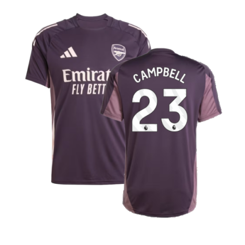 2024-2025 Arsenal Training Jersey (Aurora Black) (Campbell 23)