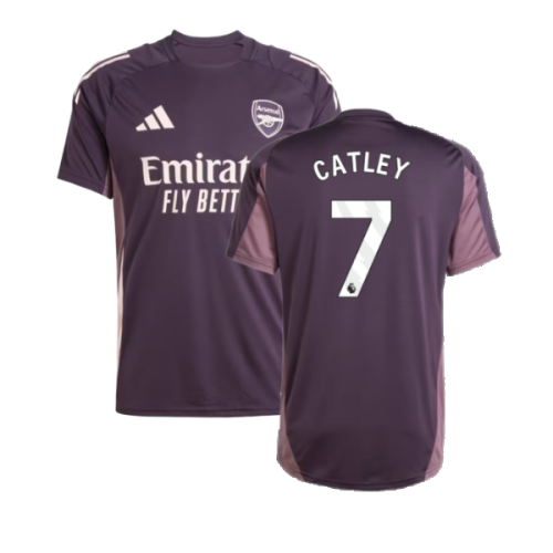 2024-2025 Arsenal Training Jersey (Aurora Black) (Catley 7)