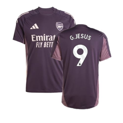 2024-2025 Arsenal Training Jersey (Aurora Black) (G.Jesus 9)