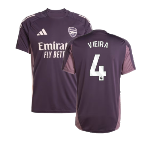 2024-2025 Arsenal Training Jersey (Aurora Black) (Vieira 4)