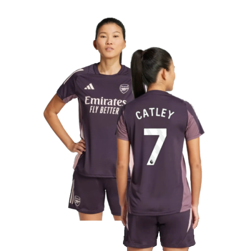 2024-2025 Arsenal Training Jersey (Aurora Black) - Womens (Catley 7)