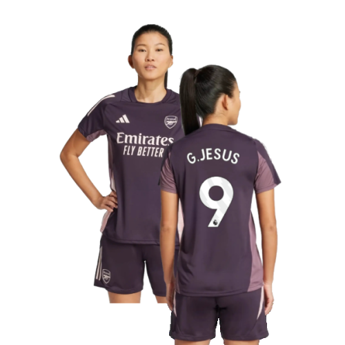 2024-2025 Arsenal Training Jersey (Aurora Black) - Womens (G.Jesus 9)